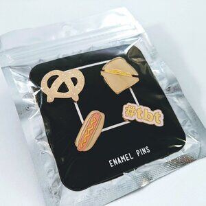 NWT TwelveNYC Macy's 4-Pack Enamel Pins